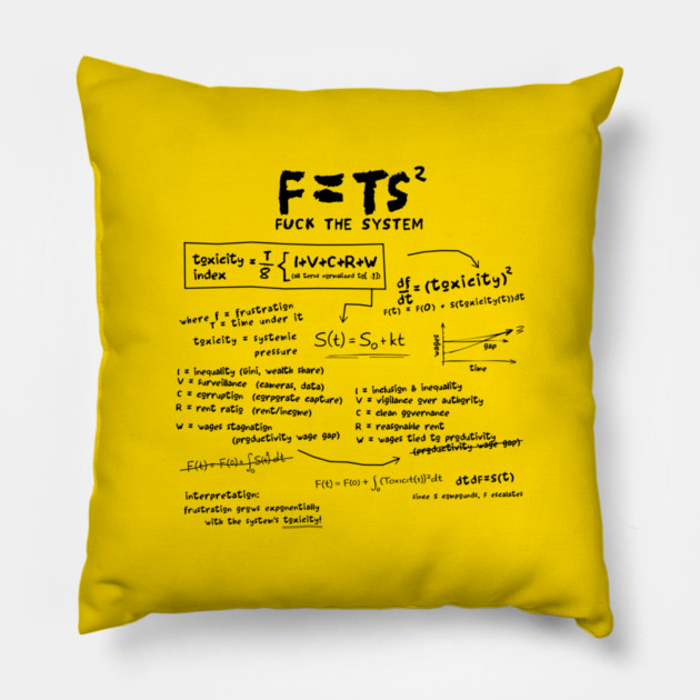 TOXICITY Pillow by artslaves