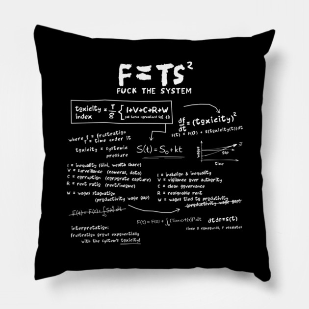 TOXICITY Pillow by artslaves
