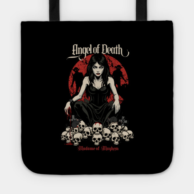ANGEL OF DEATH Tote by artslaves