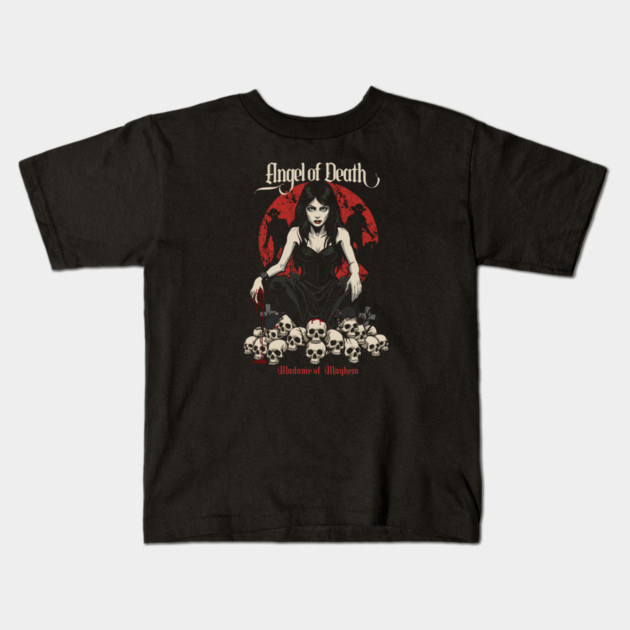 ANGEL OF DEATH Kids T-Shirt by artslaves