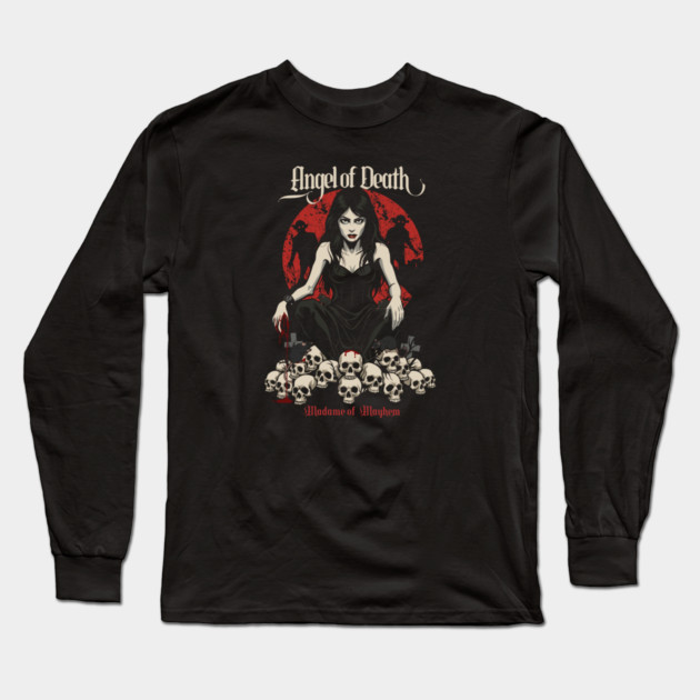 ANGEL OF DEATH Long Sleeve T-Shirt by artslaves