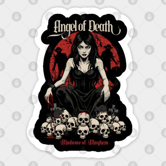 ANGEL OF DEATH Sticker by artslaves
