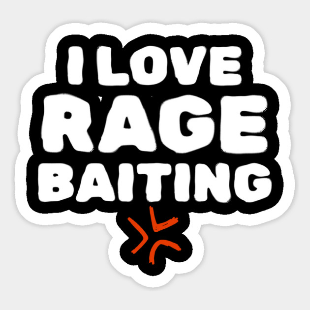 Rage Baiting Gen Z Slang Magnet by The WYLD Tribe