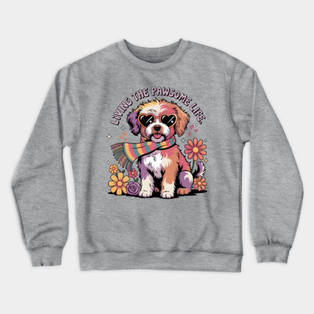 Jackapoo Crewneck Sweatshirt by JessArty