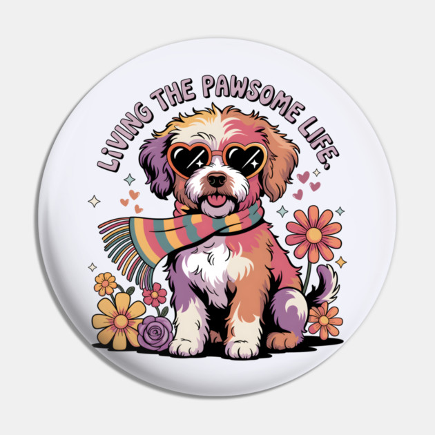 Jackapoo Pin by JessArty