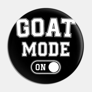 Goat Mode On Funny Mountain Climber Pin