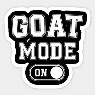 Goat Mode On Funny Mountain Climber Magnet