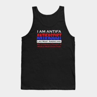 I Am ANTIFA Tank Top