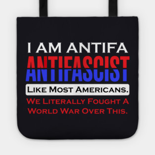 I Am ANTIFA Tote