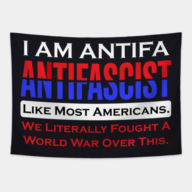 I Am ANTIFA Tapestry by Charles's Store 8
