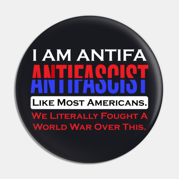 I Am ANTIFA Pin by Charles's Store 8