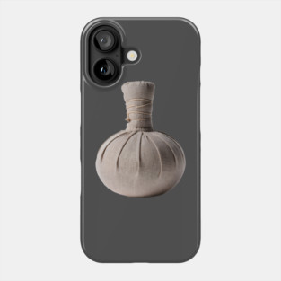 Zen Serenity: Natural Herbal Spa Compress and Wellness Icon Phone Case