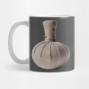 Zen Serenity: Natural Herbal Spa Compress and Wellness Icon Mug