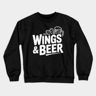Wings and Beer Crewneck Sweatshirt