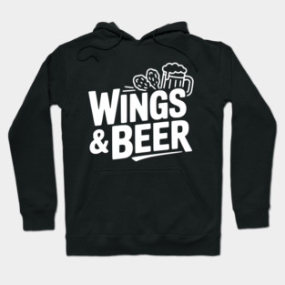 Wings and Beer Hoodie
