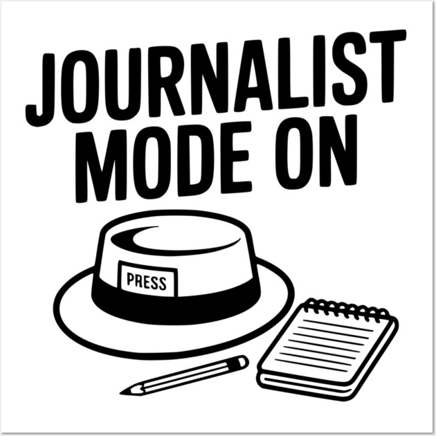 Journalist Mode On Wall Art by Frank Ring