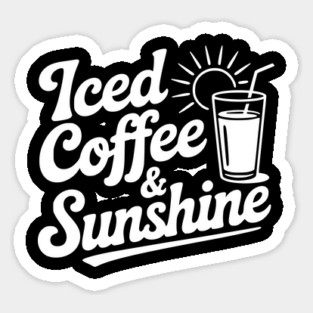 Iced Coffee & Sunshine Sticker