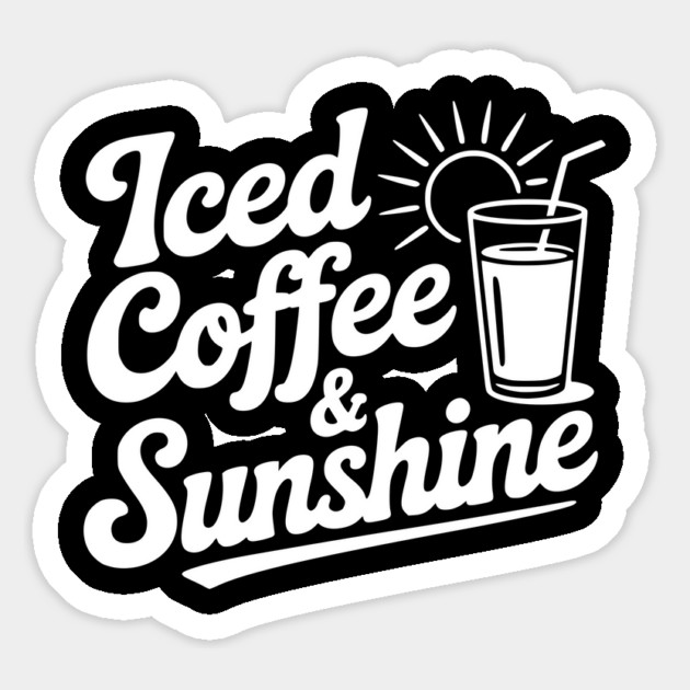 Iced Coffee & Sunshine Magnet by Frank Ring