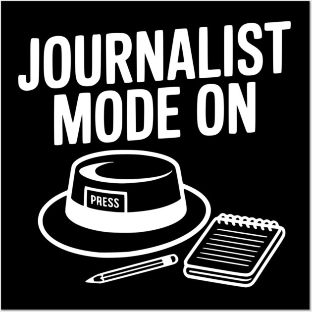 Journalist Mode On Wall Art by Frank Ring