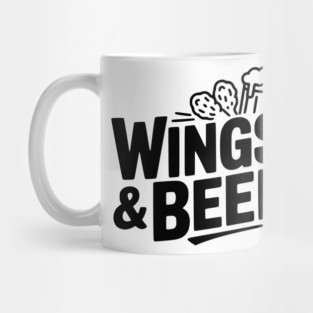 Wings and Beer Mug