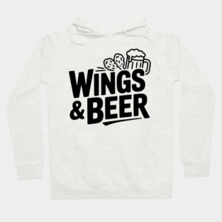 Wings and Beer Hoodie