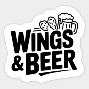Wings and Beer Magnet