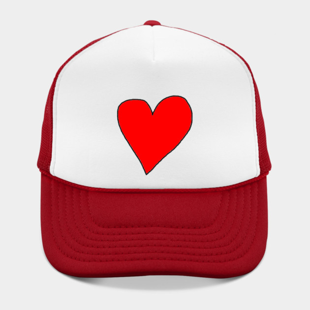 Red Love Heart by Creatifly Graphic Tees