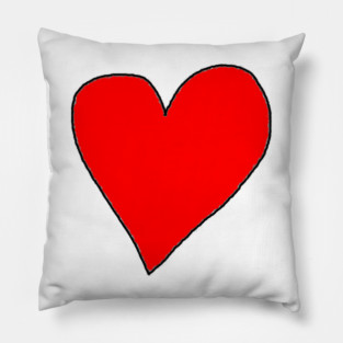 Red Love Heart Pillow