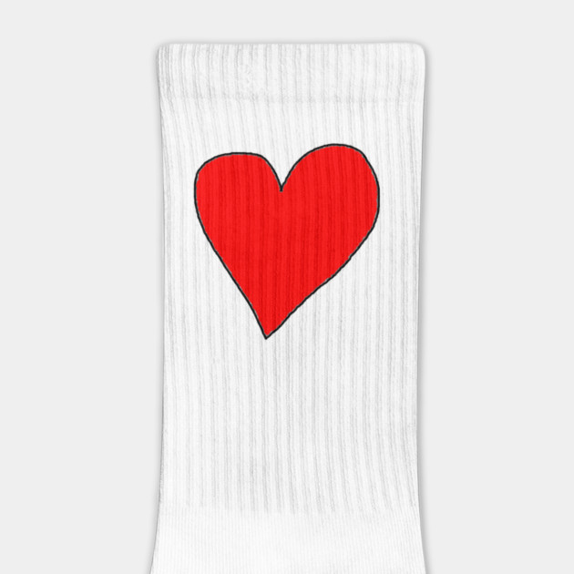 Red Love Heart by Creatifly Graphic Tees