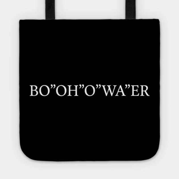 Funny British Accents Bo'Oh'o Wa'er Bottle of Water Tote by Donald's Store 2