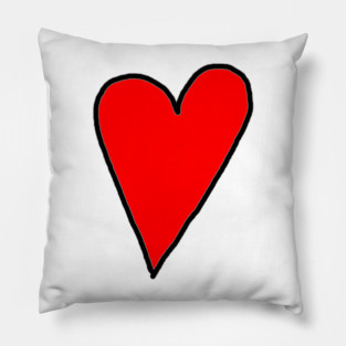 Red Heart Pillow