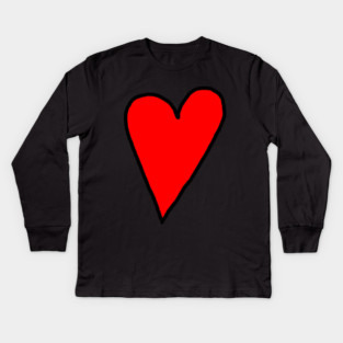 Red Heart Kids Long Sleeve T-Shirt