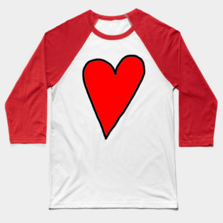 Red Heart Baseball T-Shirt