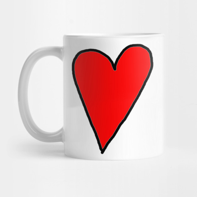 Red Heart by Creatifly Graphic Tees