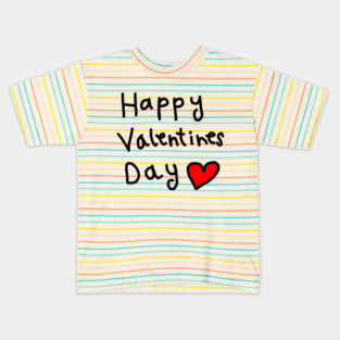 Happy Valentine's Day Kids T-Shirt