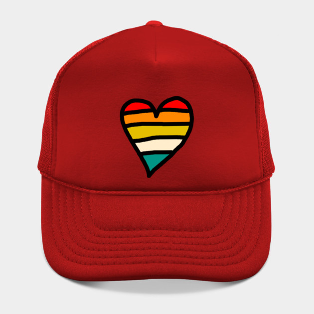 Retro Sunset Heart by Creatifly Graphic Tees