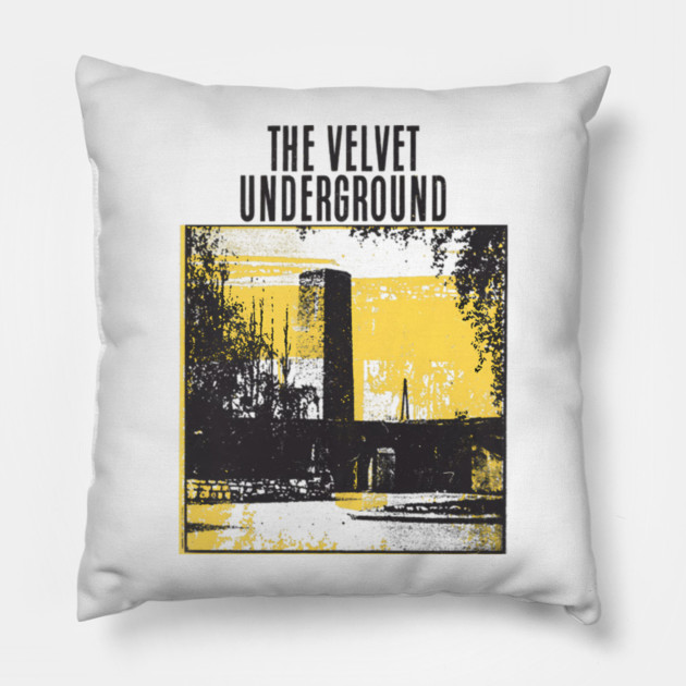 90s Velvet Underground Pillow by James Bates