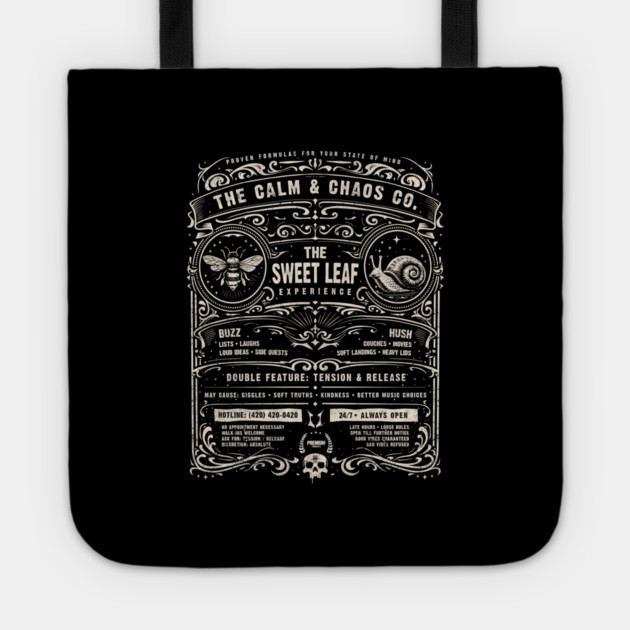 SWEET LEAF EXPERIENCE Tote by artslaves