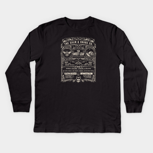 SWEET LEAF EXPERIENCE Kids Long Sleeve T-Shirt by artslaves