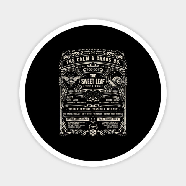 SWEET LEAF EXPERIENCE Magnet by artslaves