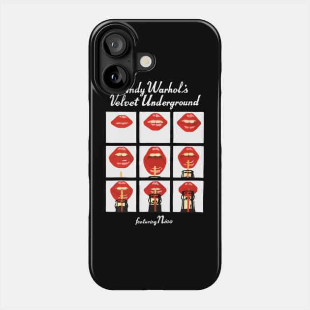 Cool Andy Warhol Velvet Underground Phone Case by James Bates
