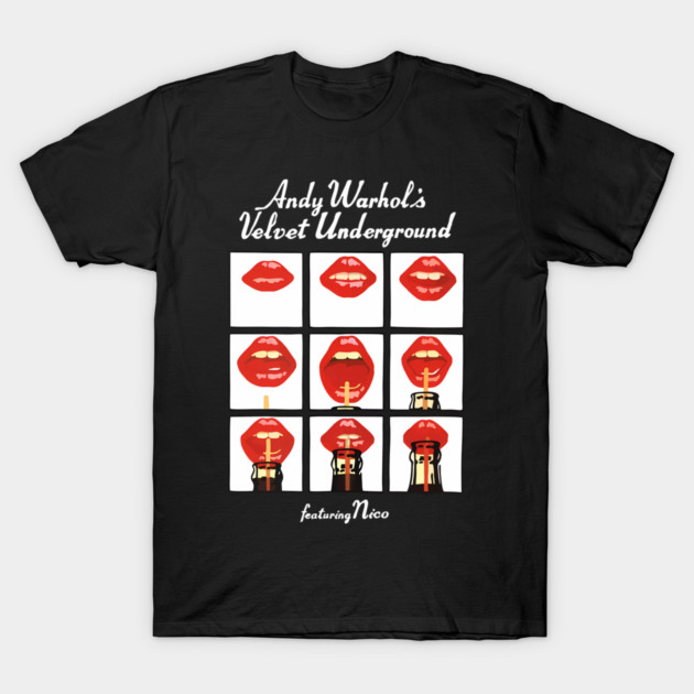 Cool Andy Warhol Velvet Underground T-Shirt by James Bates