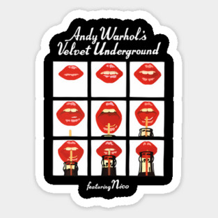 Cool Andy Warhol Velvet Underground Sticker
