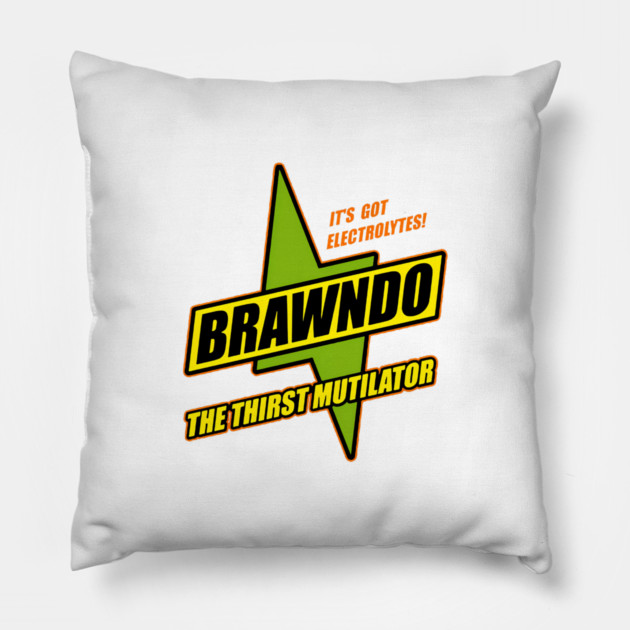 Brawndo The Thirst Mutilator Pillow by James Bates