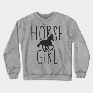 Horse Girl Outdoorsy Country Life Crewneck Sweatshirt
