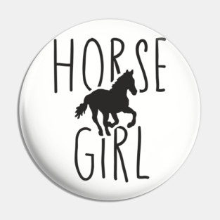 Horse Girl Outdoorsy Country Life Pin