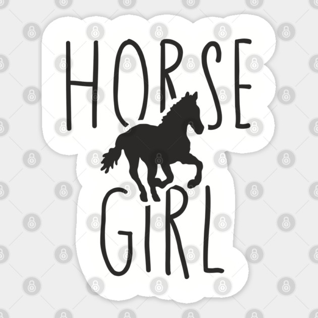 Horse Girl Outdoorsy Country Life Sticker by Anticorporati