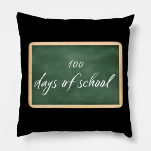 100 Days Of School Pillow