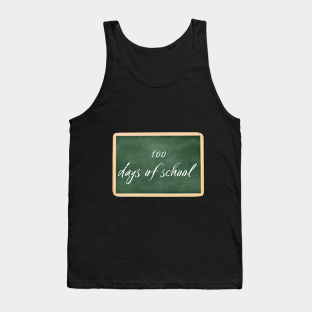 100 Days Of School Tank Top by Creatifly Graphic Tees