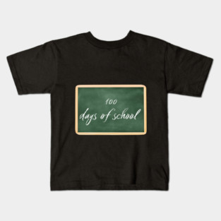100 Days Of School Kids T-Shirt